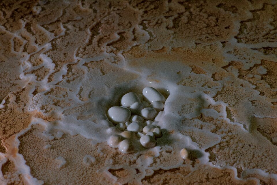 Macro photography concretion potholing