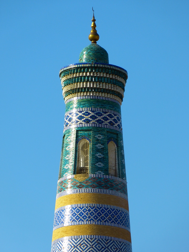 High mosaic colourful uzbekistan