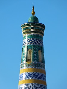 High mosaic colourful uzbekistan photo