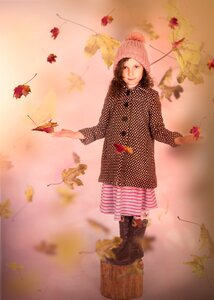 Autumn portrait foliage