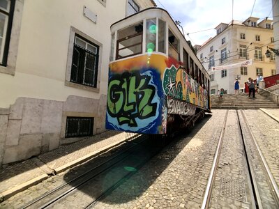 Railway line travel lisbon