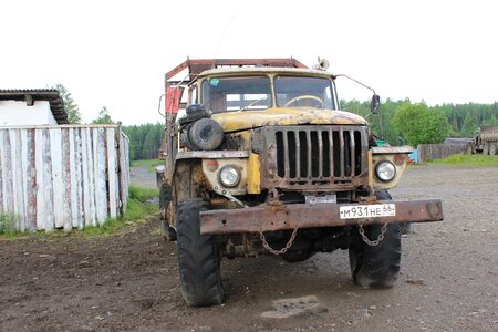 Truck soil wheel photo