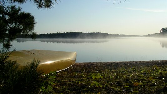 Landscape canoe canoeing photo