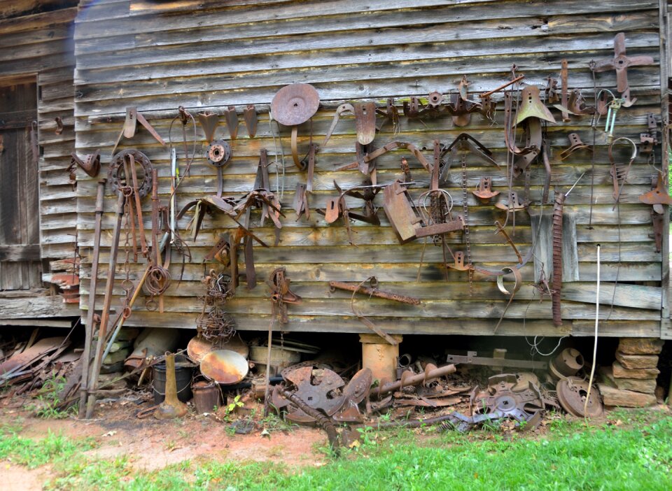 Wooden rusty vintage