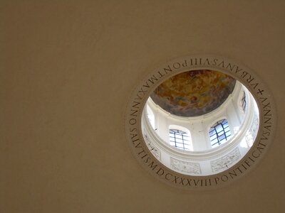 Roman architecture ceiling window