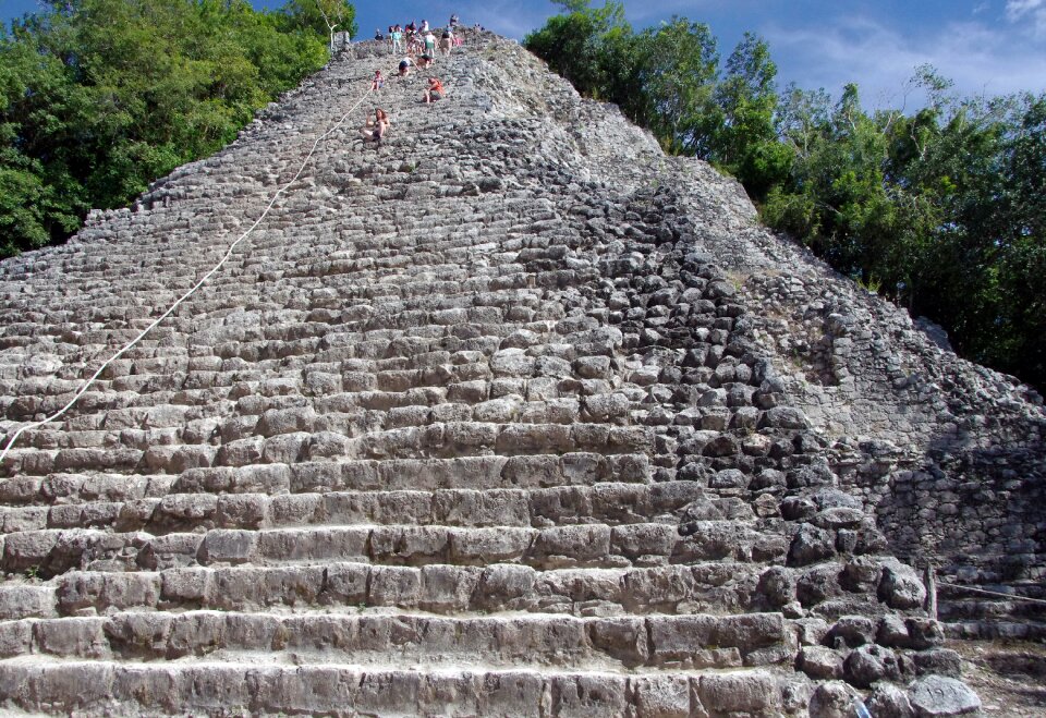 Maya antique archaeological site