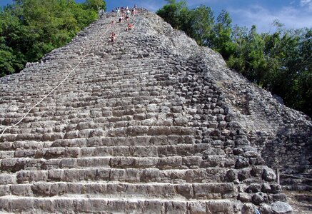 Maya antique archaeological site