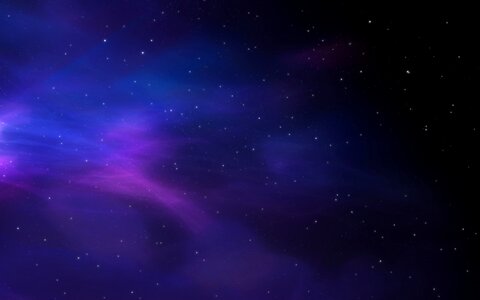 Space nebula sky