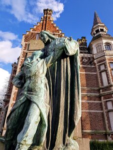 Sculpture religion belgium photo