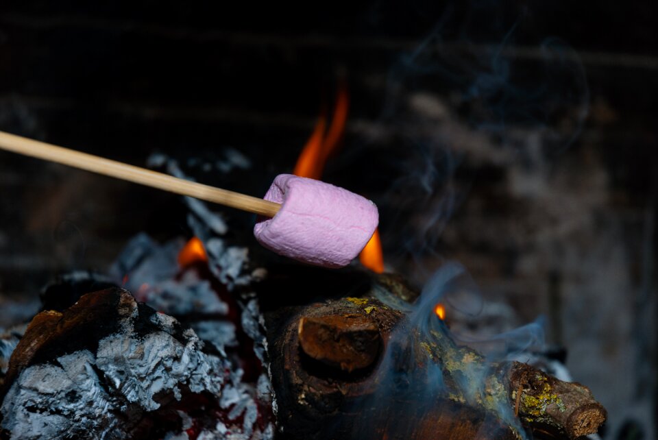 Burn nature marshmallow