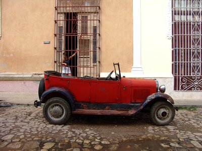 Truck cuba classic car photo