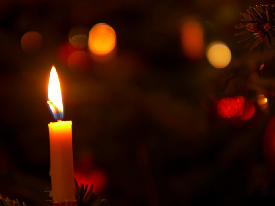 Candle candlelight illuminated