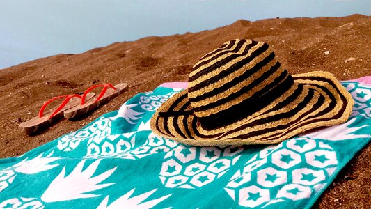 Summer hat relax
