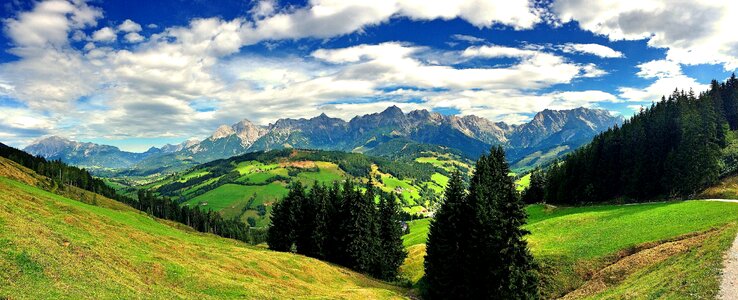 Landscape valley austria