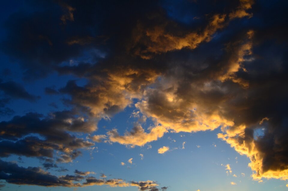 Clouds sky dawn