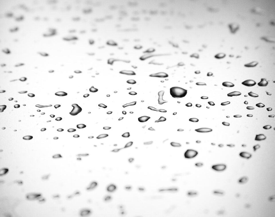 Rain liquid drop of water