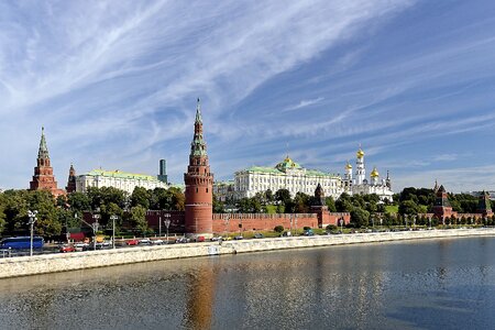 Moskva river architecture photo