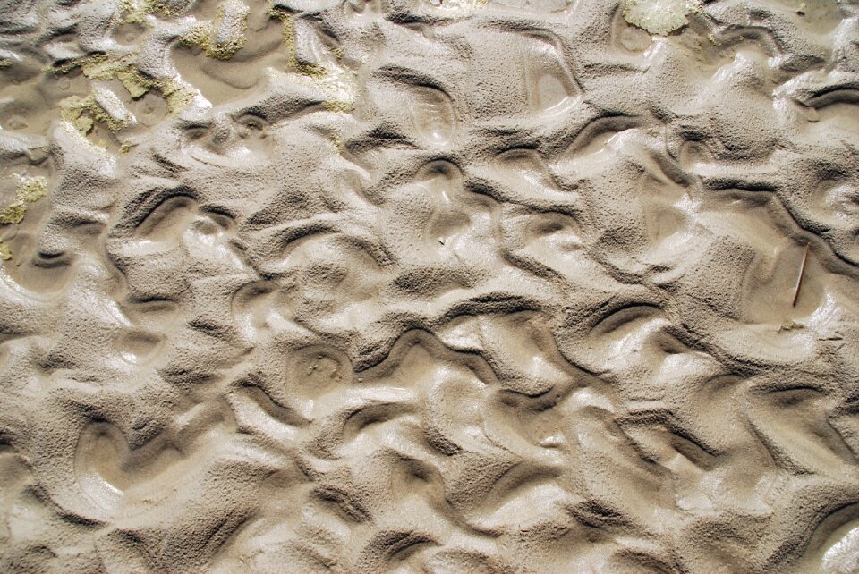 Structure sand beach photo