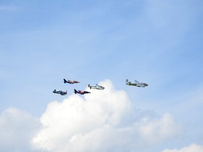 Flight formation air force photo