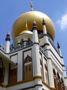Sky building mosque
