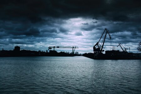 Ship port industry