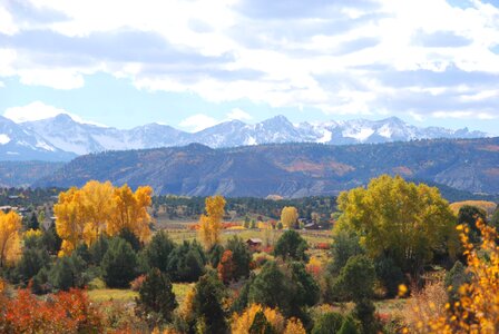 Landscape mountain panoramic photo
