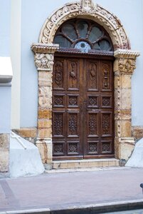 House facade wood