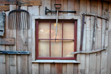 Window rustic wall