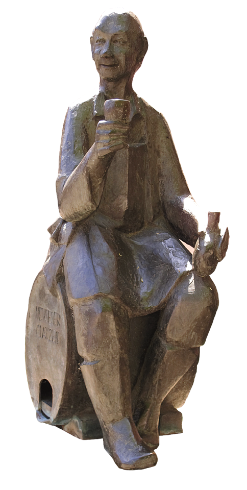 Figure monument bronze statue