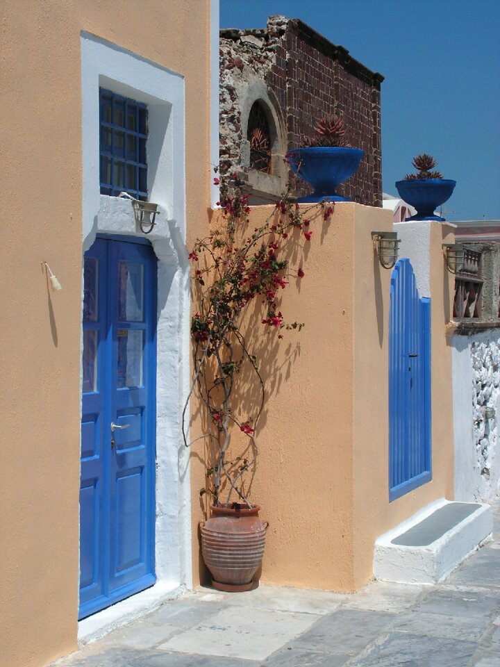 Window facade the door