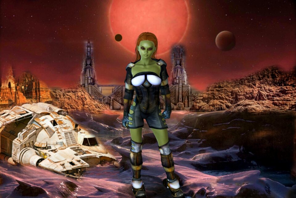 Landscape universe alie