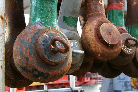 Rusty equipment heavy