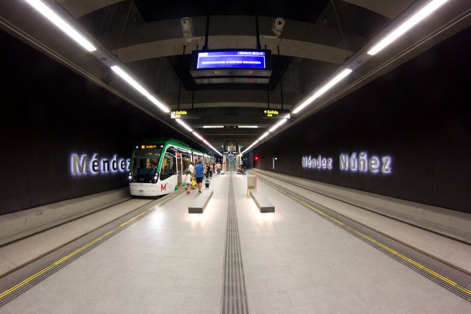 Station metropolitan tram photo