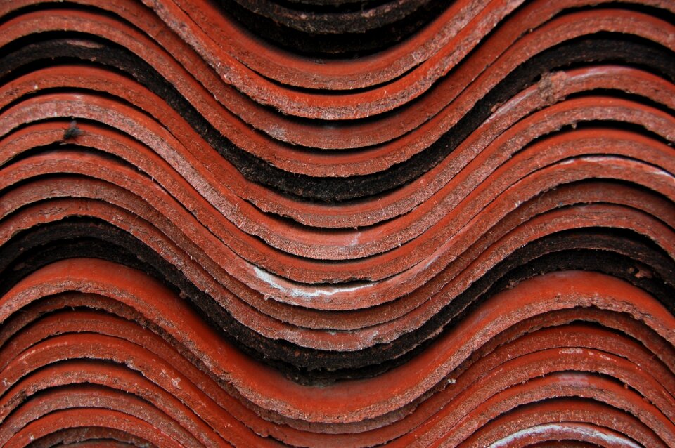 Abstract construction terracotta