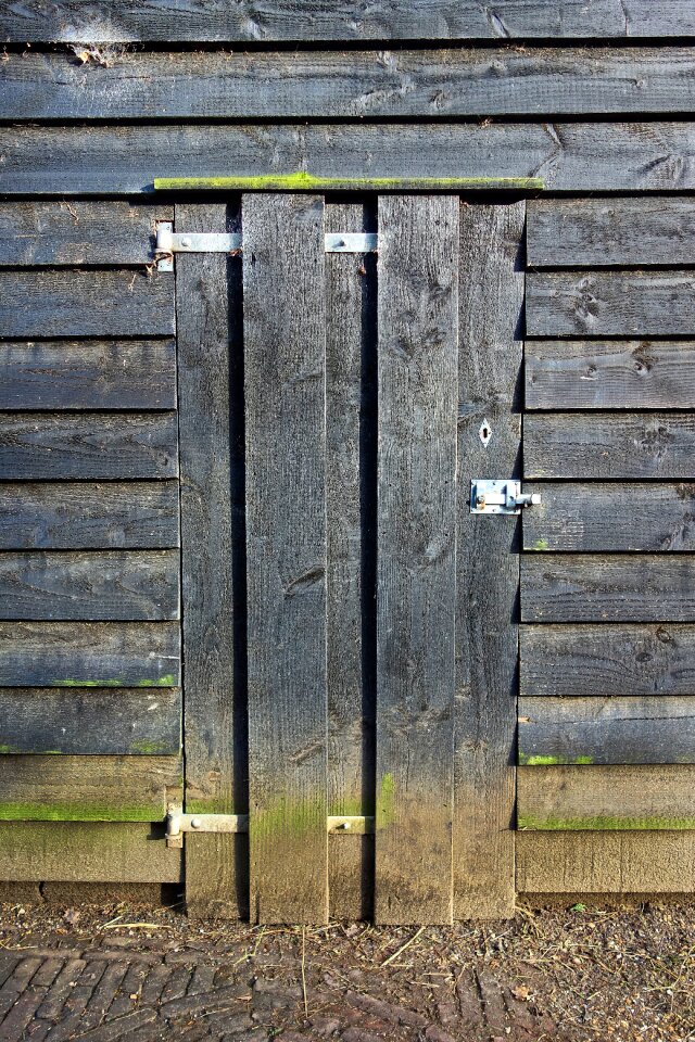 Exterior shed wood