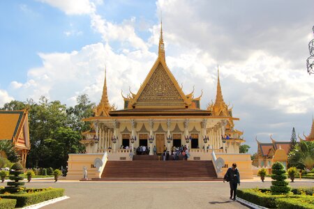 The royal palace of cambodia palace tourism photo
