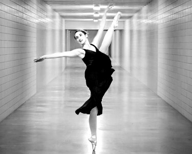 Ballet dancer adult dancing photo
