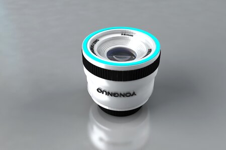 Lens camera reflex photo