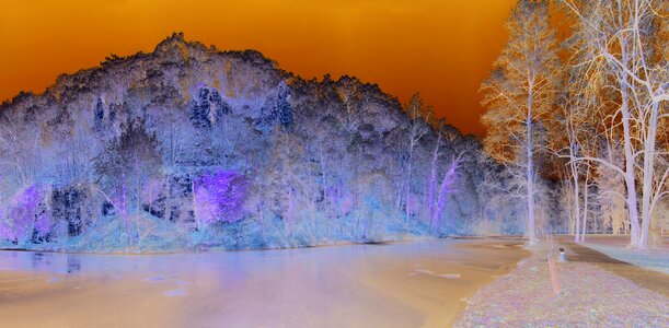Nature winter icing