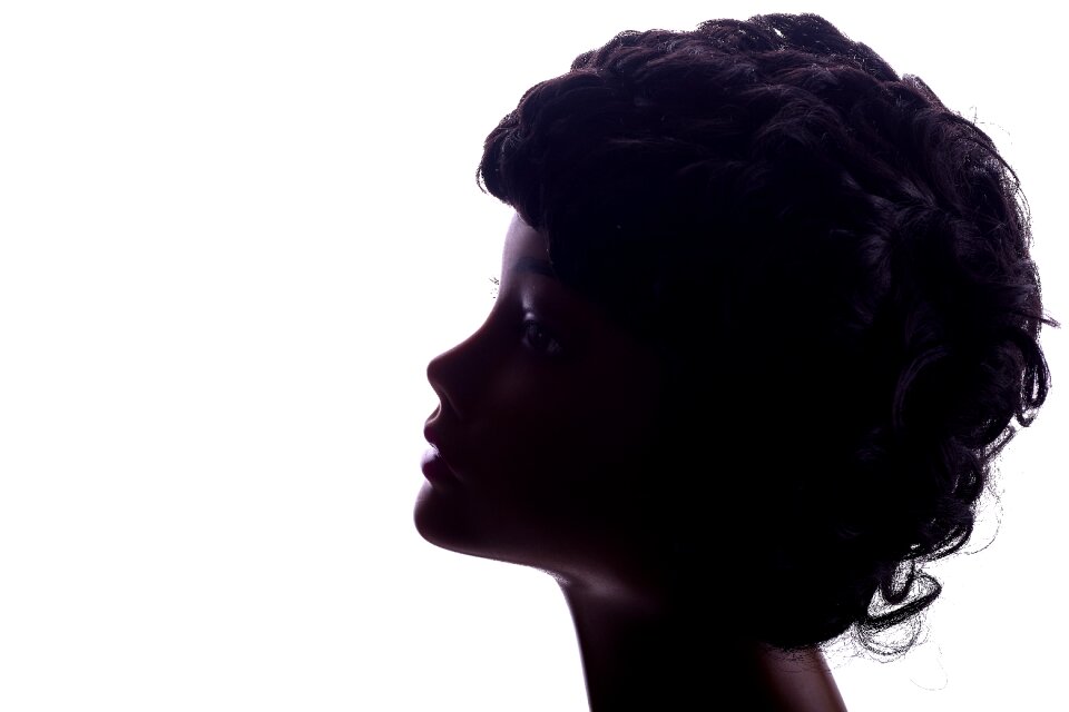 Woman head mannequin