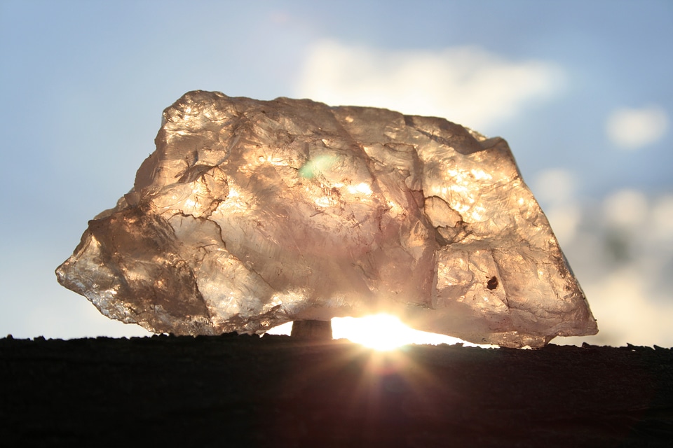 Semi-precious pink light