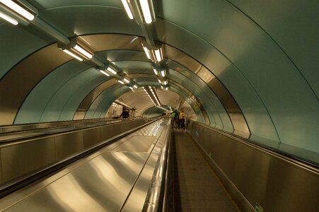 Tunnel train station photo