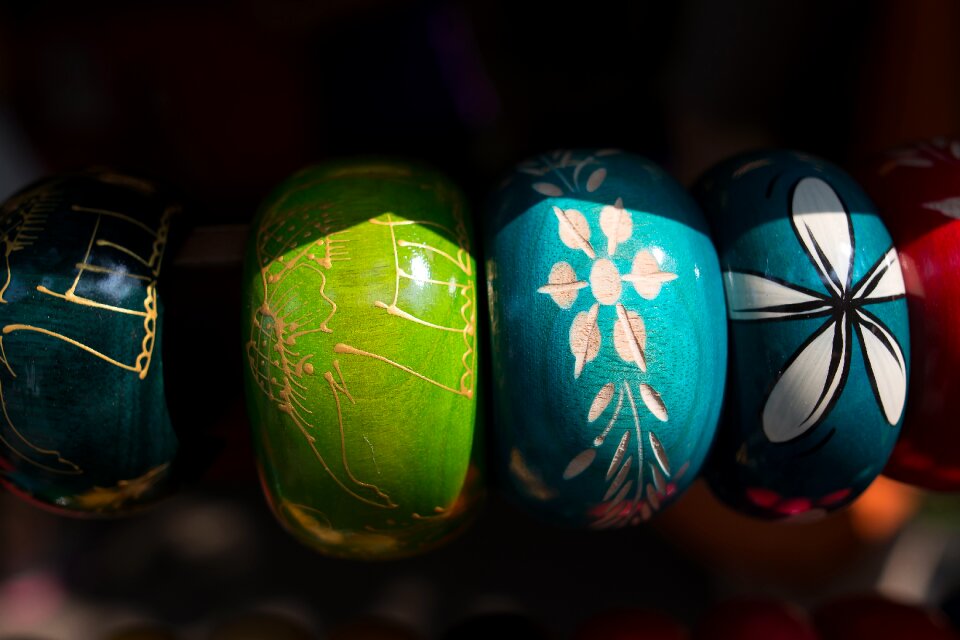 Rock jewelry colors