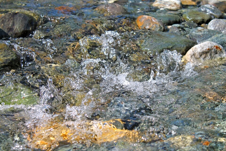 Water stones transparency