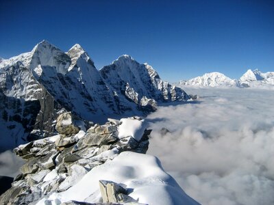 Glacier ice nepal photo