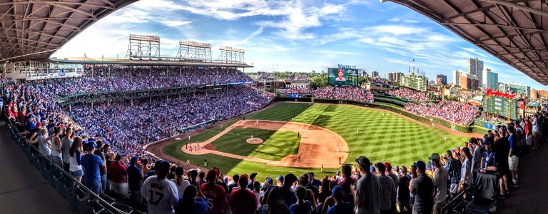 Outdoors stadium wrigley field