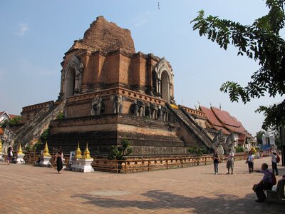 Thailand buddhist temple chiang mai photo