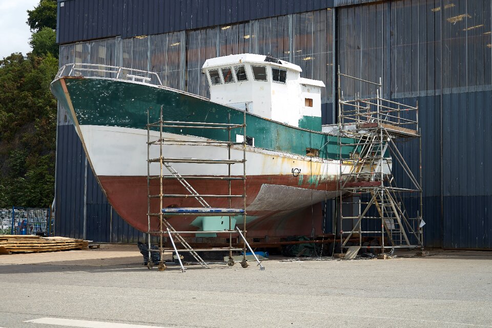 Sea boat no person