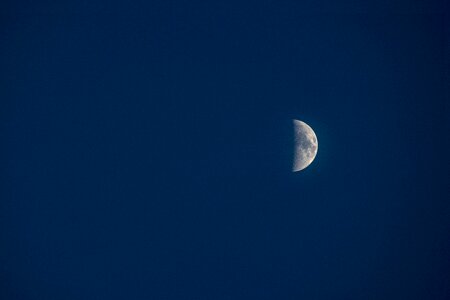Darkness sky crescent moon photo