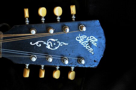 Music equipment old mandolin photo